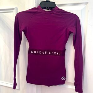 Chique Sport figure skating/athletic top. Barely worn
